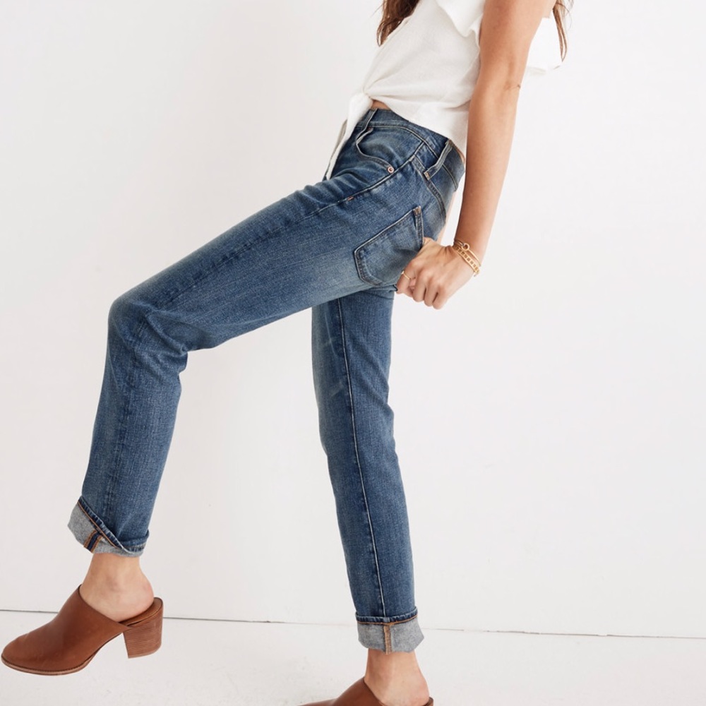 Madewell High-Rise Slim Boyjean